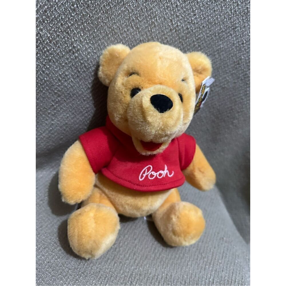 Vintage Disney Mouseket Toys Winnie the Pooh Plush Stuffed Animal Retro 8” - Picture 2 of 8